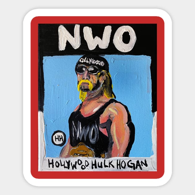 Hollywood Hulk Hogan Sticker by ElSantosWorld